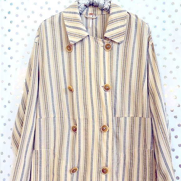 SOLD:Free People Trench Coat ~ - Picture 7 of 12